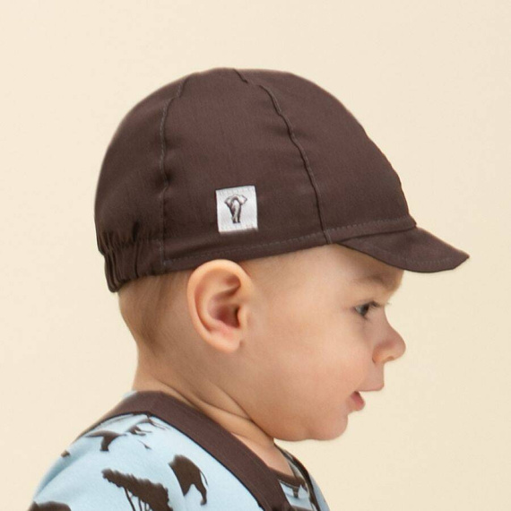 Safari Czapka chłopięca z daszkiem Pinokio - brązowy 