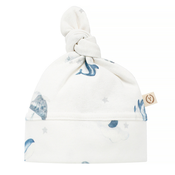 Czapeczka z bawełny organicznej Dreaming Whales Yosoy