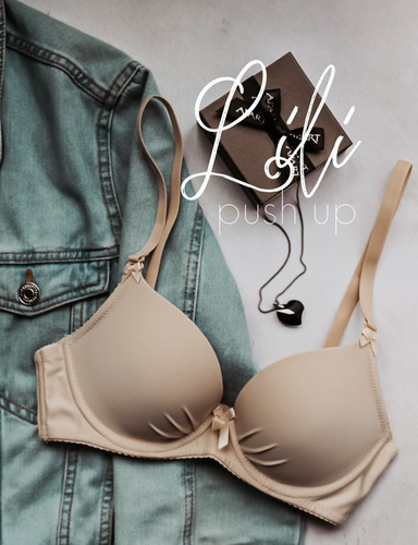 LILI BIUSTONOSZ NIPPLEX PUSH-UP- beżowy 