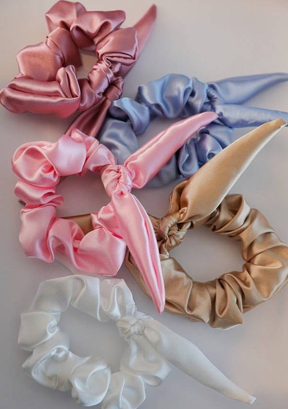 Gumka satynowa DKaren - jasny brąz