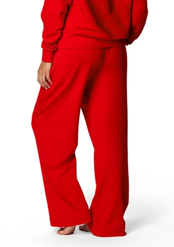 DK-K-B8 Spodnie dresowe Dkaren - czerwone