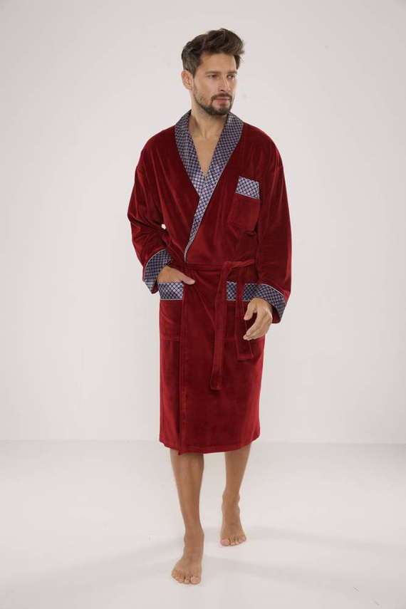 773 Bonjour szlafrok męski forex - bordo