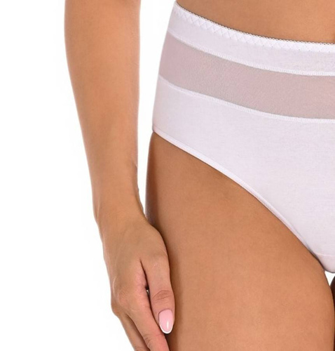 1126 Vera Figi z wysokim stanem Teyli - biały