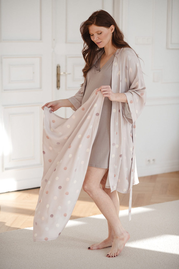 Polka Dots Otulacz bambusowy Milk&Love