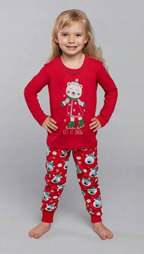 Czoka Piżama dziewczęca Italian Fashion- czerwony