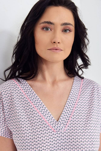 107 Piżama damska Cana -różowy