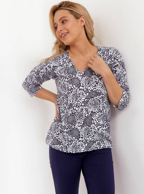 250 Piżama damska Cana - granatowy