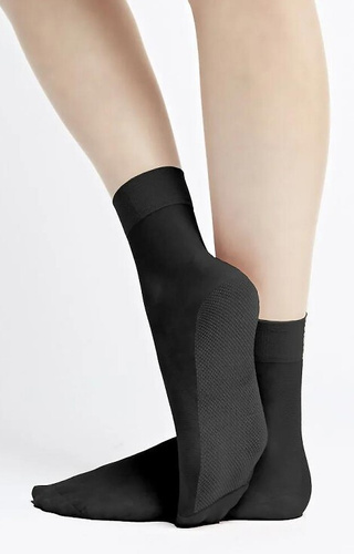 Nature Sole Skarpetki damskie 20 den Knittex - czarne