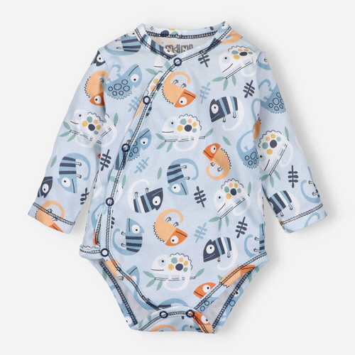 ABN-3162/KAM Kameleon Body kopertowe z bawełny organicznej Nini niebieski 