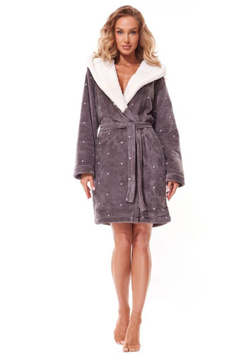 2318 Loop Szlafrok Damski L&L - onyx