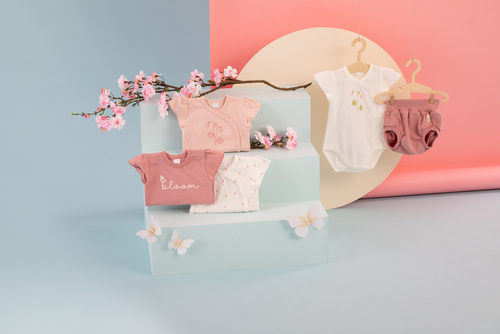 Summer Mood Body z krótkim rękawem Pinokio - ciemny róż 