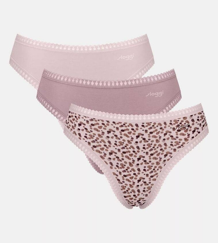 GO Crush High leg C3P Figi Damskie 3-pak Sloggi - multiple colours