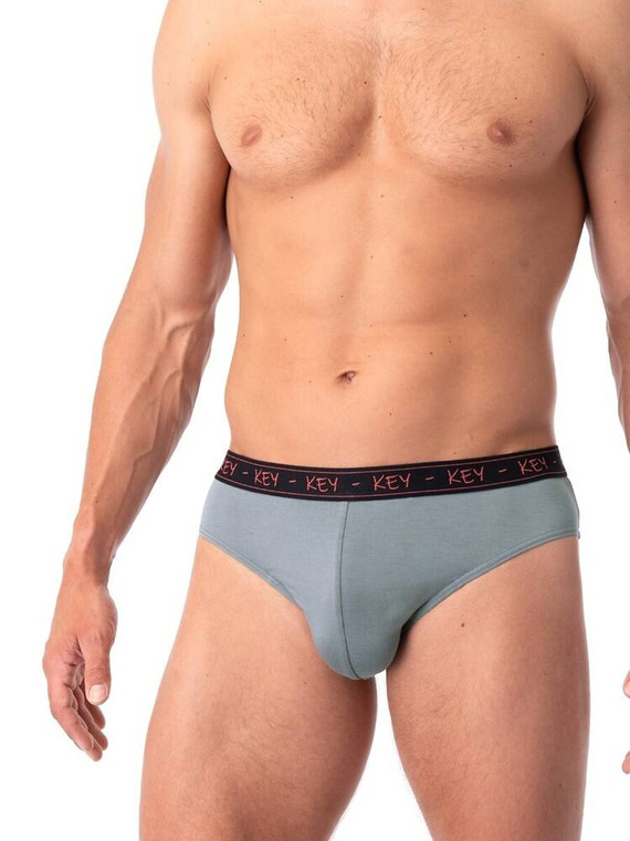 MPP 178 Slipy męskie 2-pak Key - czerwony-szary