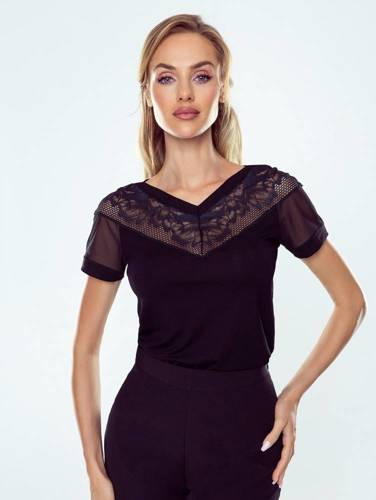 Gusta Bluzka damska  Eldar - czarny