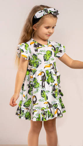 186168 Sukienka bawełniana "Tukan" Nicol