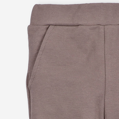 ILC-0018/CZE Spodnie dresowe dla dziewczynki I Love Colors - brązowy