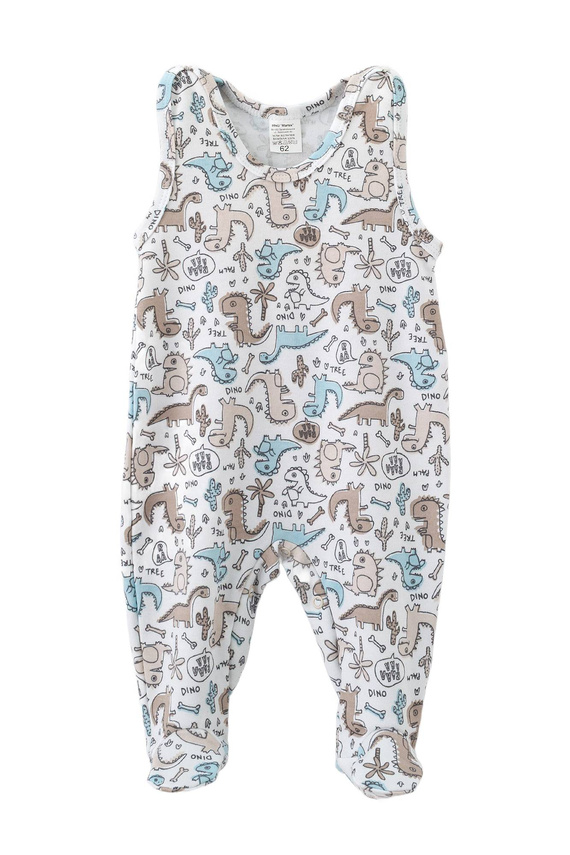 Śpiochy niemowlęce Martex dinozaury bawełniane | Wygodne ubranko dla niemowląt