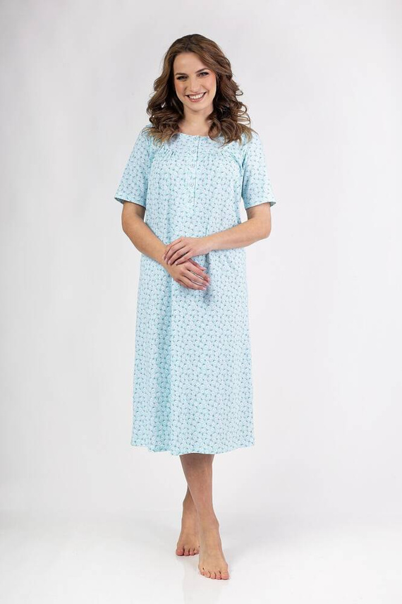 013 Koszula nocna  Regina -zielony