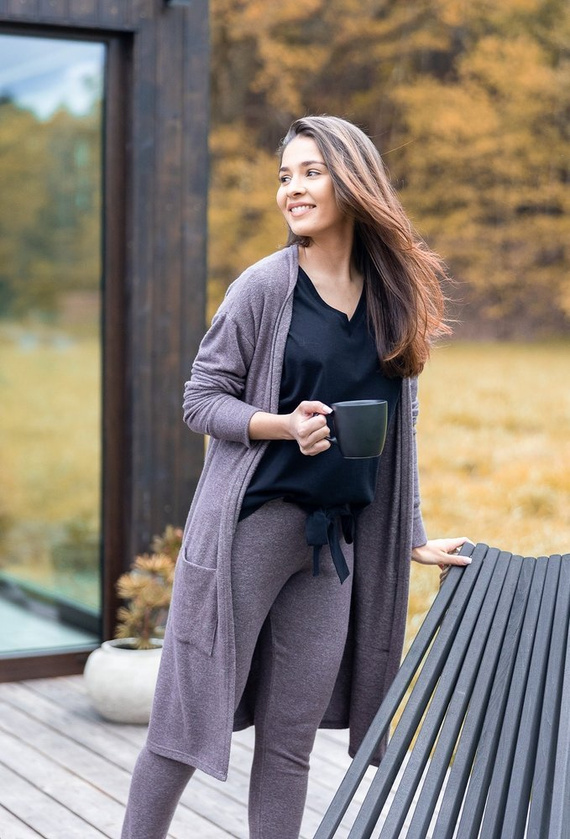 Milee Brown Kardigan Sensis -brown