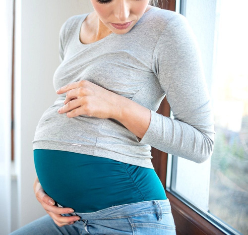 401 Pas ciążowy MIRACLE- petrol 