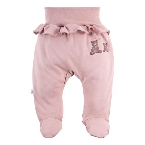 Hearts & Bears Półśpiochy bawełniane Eevi - różowy