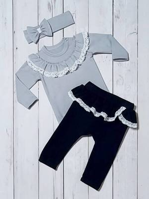 Eliza Spodnie niemowlęce Bambarillo czarny