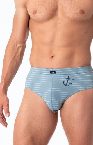 MPP 251 B25 Slipy męskie 2-pak Key - szary-granatowy