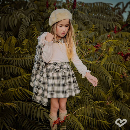 163670 Bluzka z długim rękawem "Magia Świąt" Nicol - beżowy