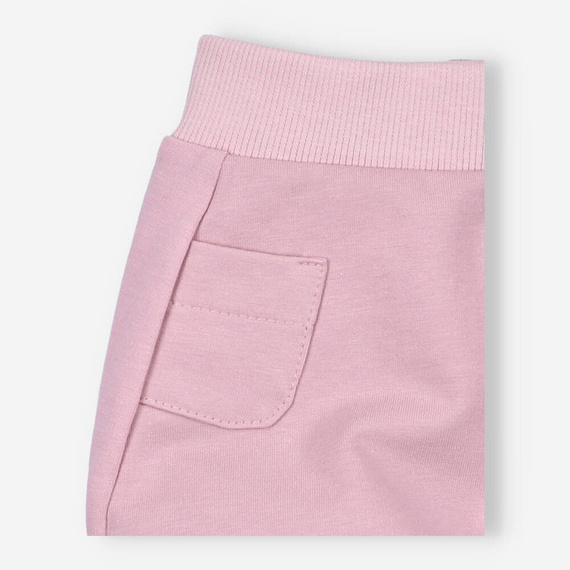 Butterflies Spodnie dresowe z bawełny organicznej Nini różowy