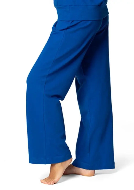 DK-K-B8 Spodnie dresowe Dkaren - niebieskie