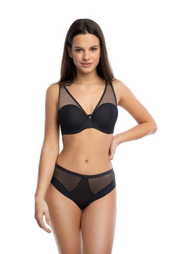 BS 1124 Hera Biustonosz Półusztywniany Gaia -czarny