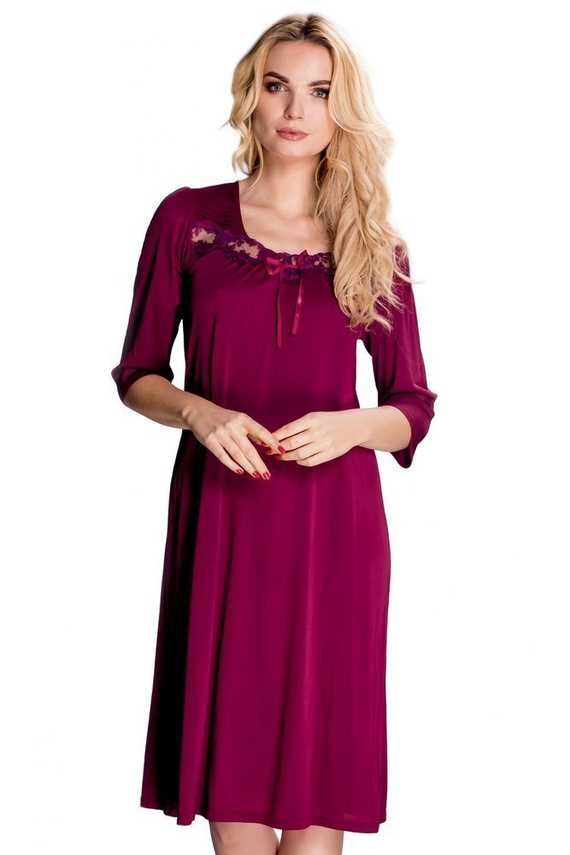 3942 Melisa halka koszula nocna damska Mewa niebieski