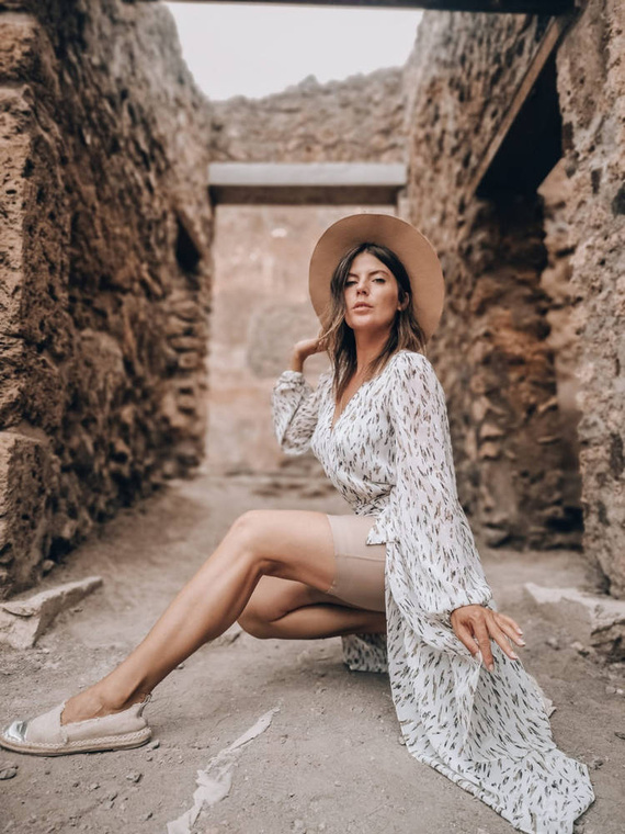 510 Opaski na uda Satine Size Plus Gabriella beige/beżowy