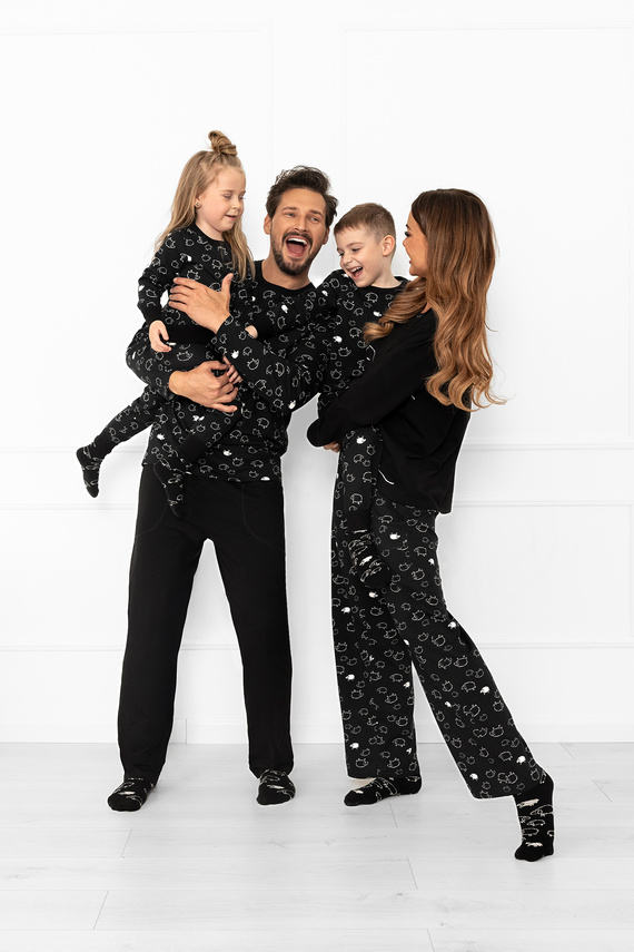 Piżama damska Bonnie – bawełna, długi rękaw, długie spodnie, owieczki Italian Fashion  