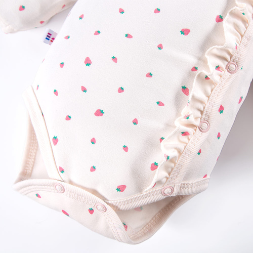 Strawberry & Love Body rozpinane z długim rękawem Eevi