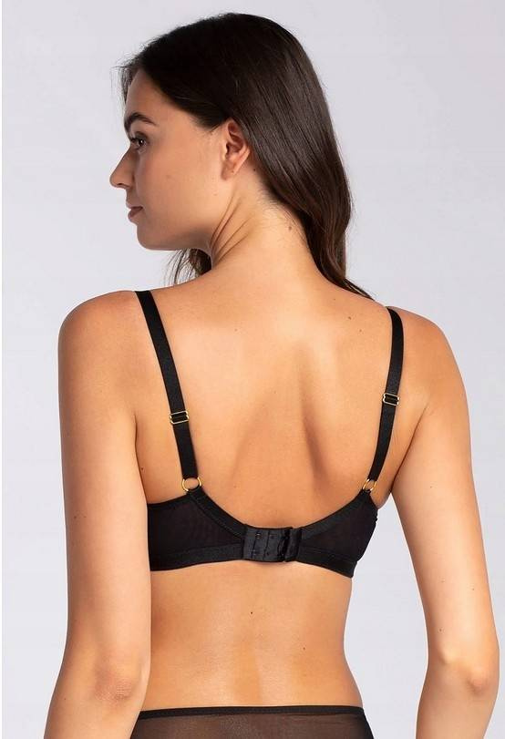 KAR 01100 Nancy  Biustonosz  miękki Gatta -  czarny