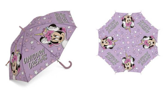 5242 Parasolka dla dzieci Myszka Mini Minnie Mouse parasol Setino unicorn gwiazdki różowy 
