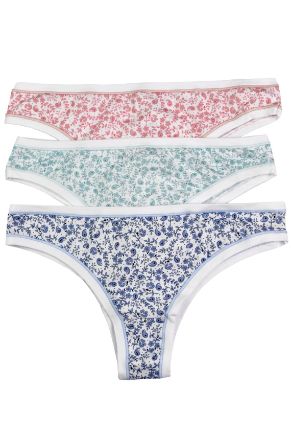 GD139-5H100 Majtki Cotonella  Brazilian 3-pak – bawełniane, zmysłowy krój, codzienna wygoda