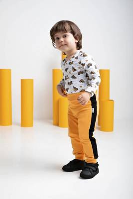 181273 Big Trucks Spodnie niemowlęce, lampasy Nicol