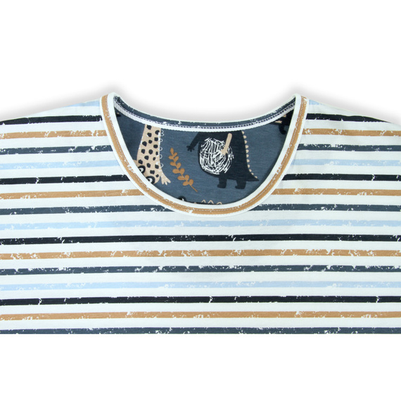 2521/14 Piżama Męska krótki rękaw, spodenki Sesto Senso - jeans