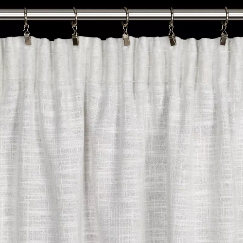 Rosi Zasłona na taśmie Eurofirany srebrny