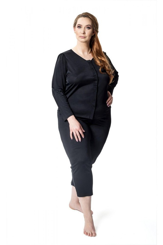 6200 Maria Piżama damska rozpinana Mewa - koralowa