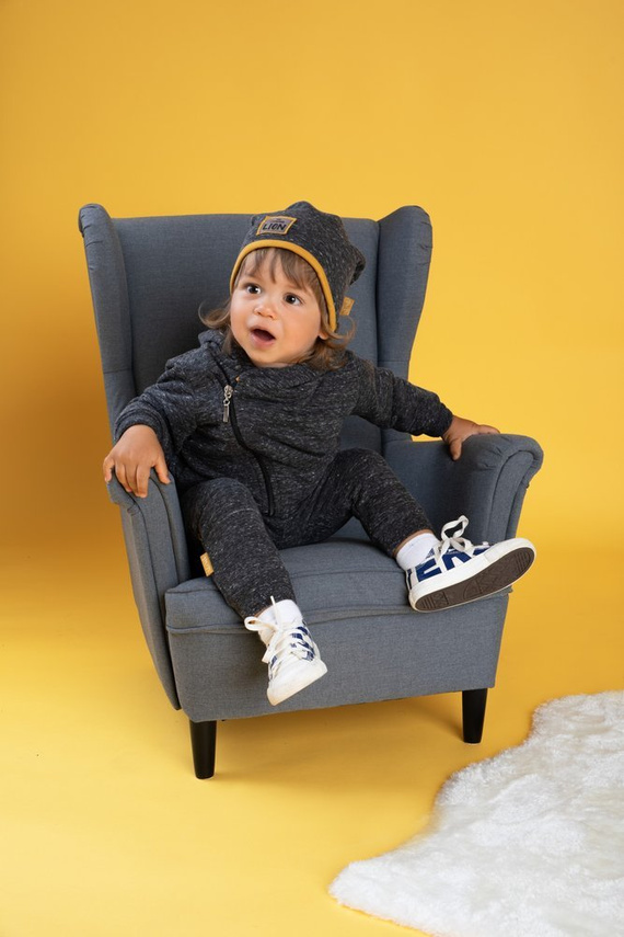 173275 Bluza dresowa rozpinana "Prince" Nicol - grafit