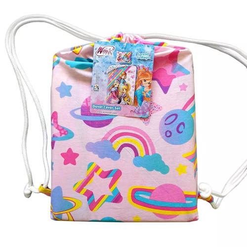 Winx czarodzeijki Pościel bawełniana + worek bawełniany Halantex