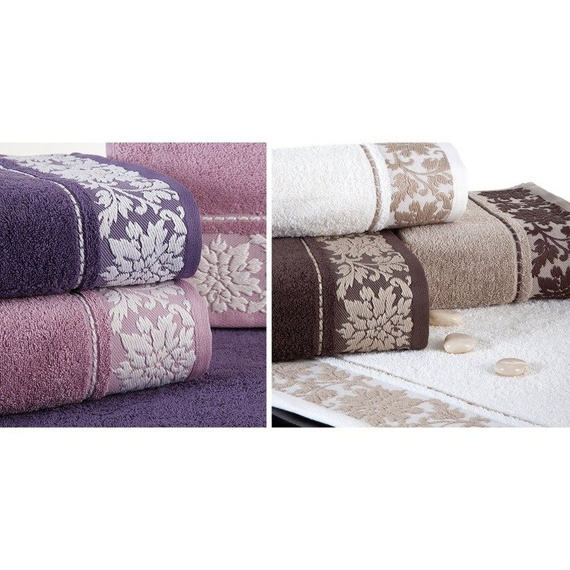 Ręcznik żakardowy "AGNES" Eurofirany różowy