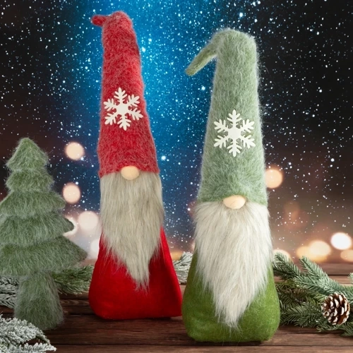 120 B Skrzat figurka dekoracyjna świąteczna Eurofirany zielony