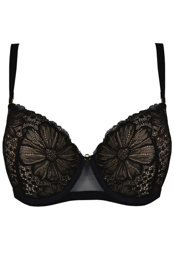 19230 Julia  Biustonosz Mediolano  Full Cup  czarny – pełne miseczki, komfort i elegancja