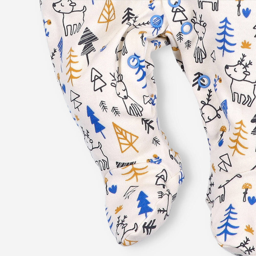 Jelonki Pajacyk z bawełny organicznej Nini druk