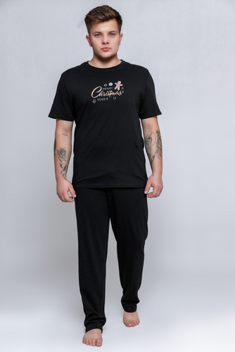Sensis Nicholas Piżama męska - czarny