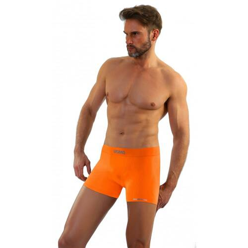 BM07 Solar Bokserki męskie bezszwowe Sesto Senso - pomarańczowy 